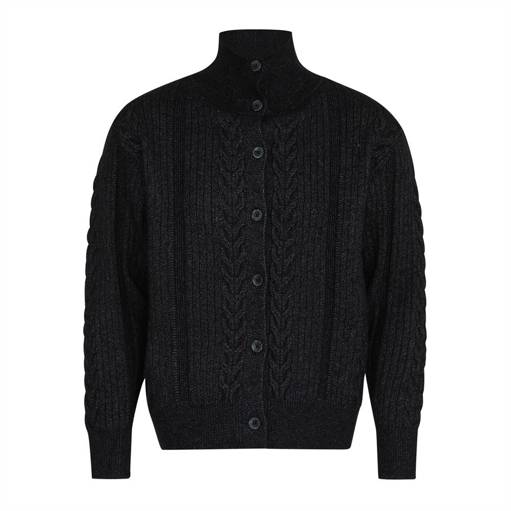 Cardigan en tricot torsadé YAVIORA