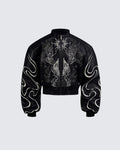 YAVIORA Gothic Leather Jacket