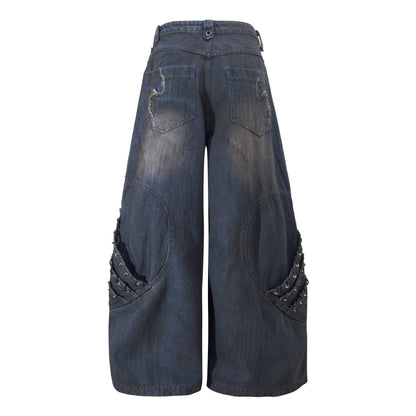 YAVIORA Painted Wash Jeans