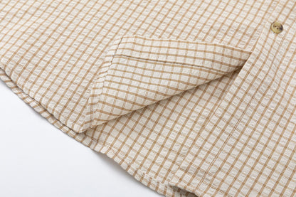 Chemise à carreaux color block YAVIORA