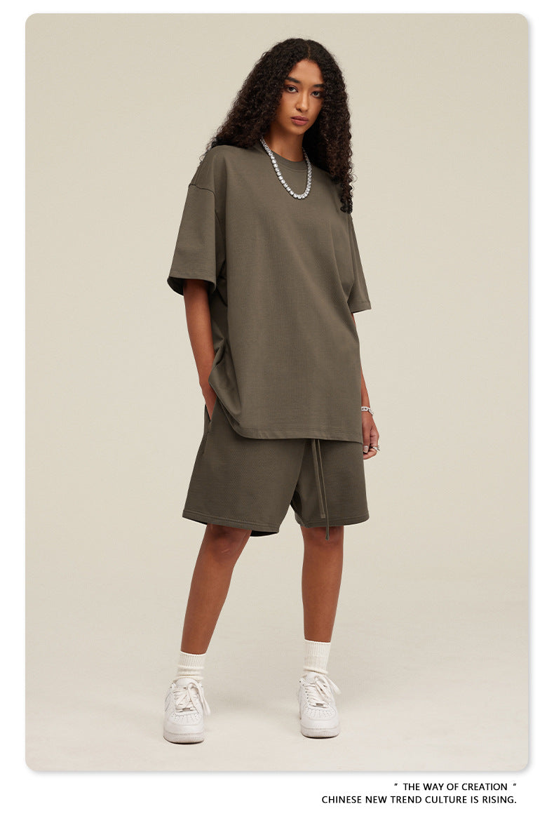Yaviora Summer American Style Solid Color Loose T-Shirt