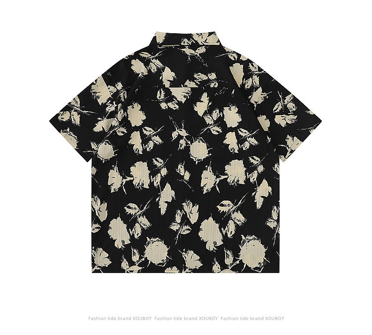 Yaviora Vintage Floral Print Shirt