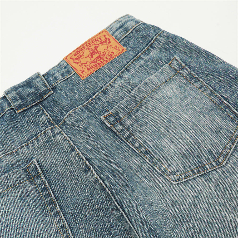 YAVIORA Deconstructed Denim Pants