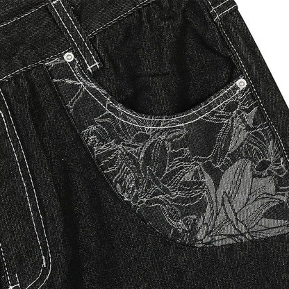 YAVIORA Deconstructed Pocket Jeans