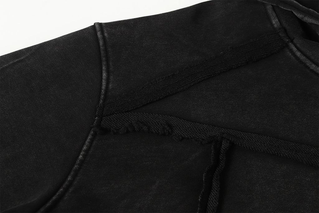 YAVIORA Deconstructed Irregular Hoodie