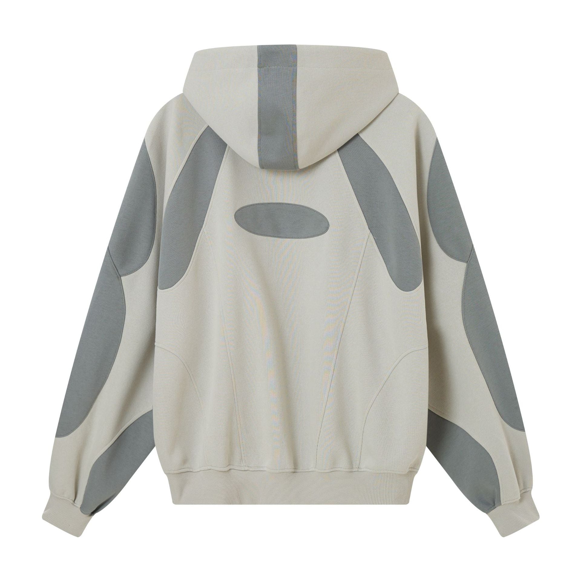 YAVIORA Hip Hoodie Patchwork Hooded Sweatshirt