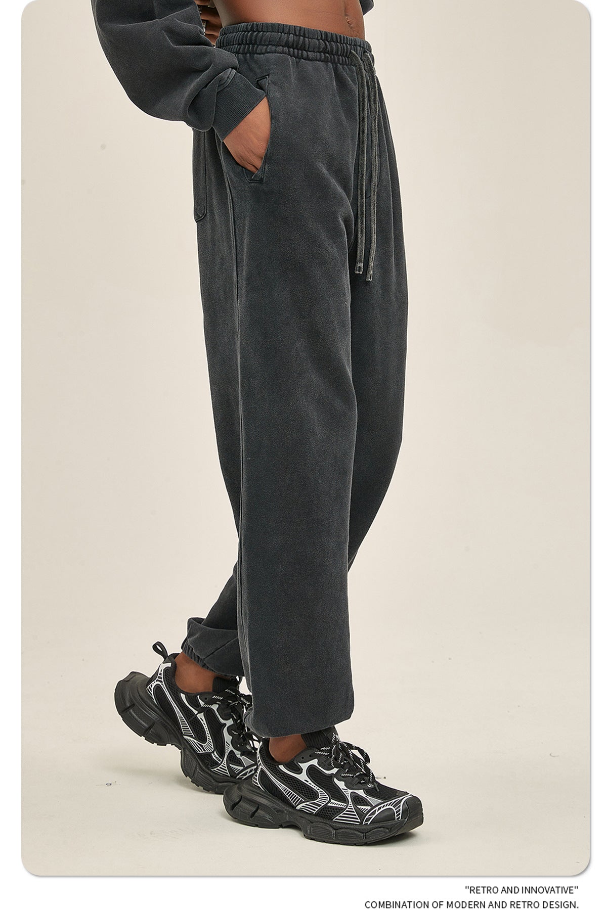 Yaviora Batik Distressed Loose Fit Trousers