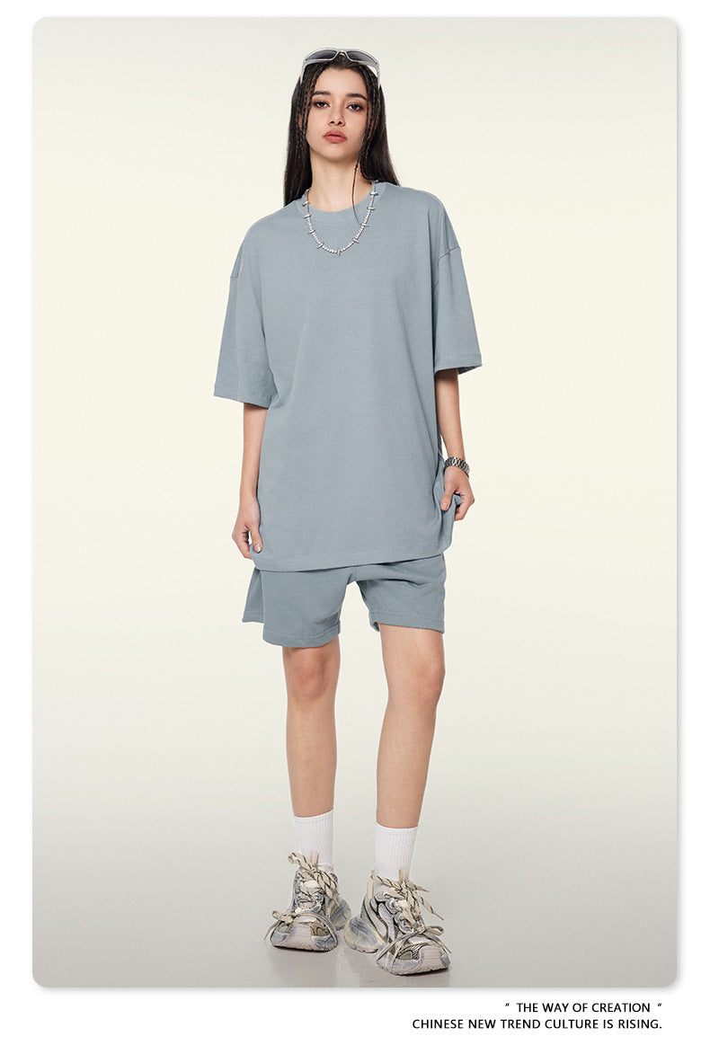 Yaviora Summer American Style Solid Color Loose T-Shirt