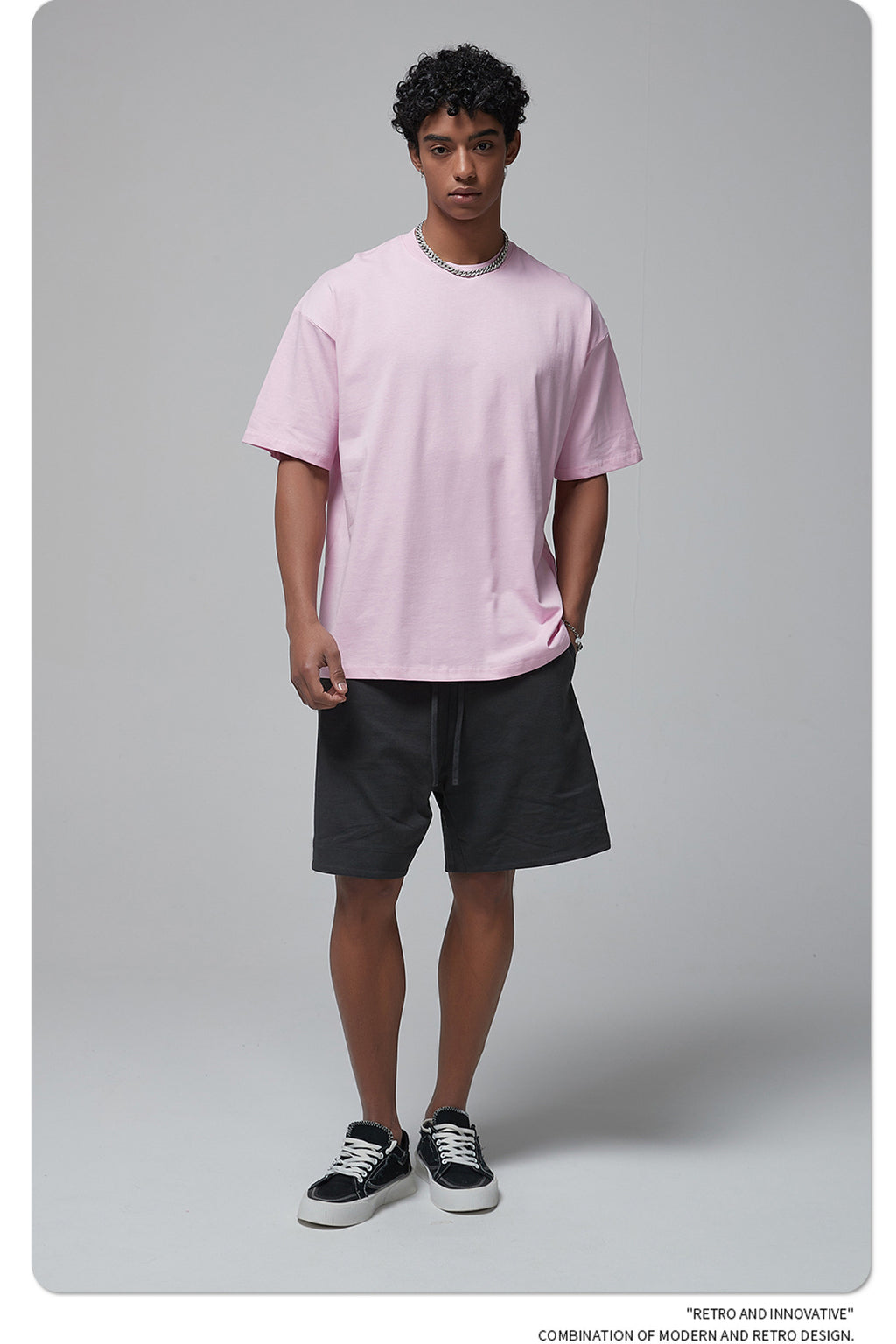 Yaviora 230G Double Yarn Pure Cotton Short-Sleeve T-Shirt
