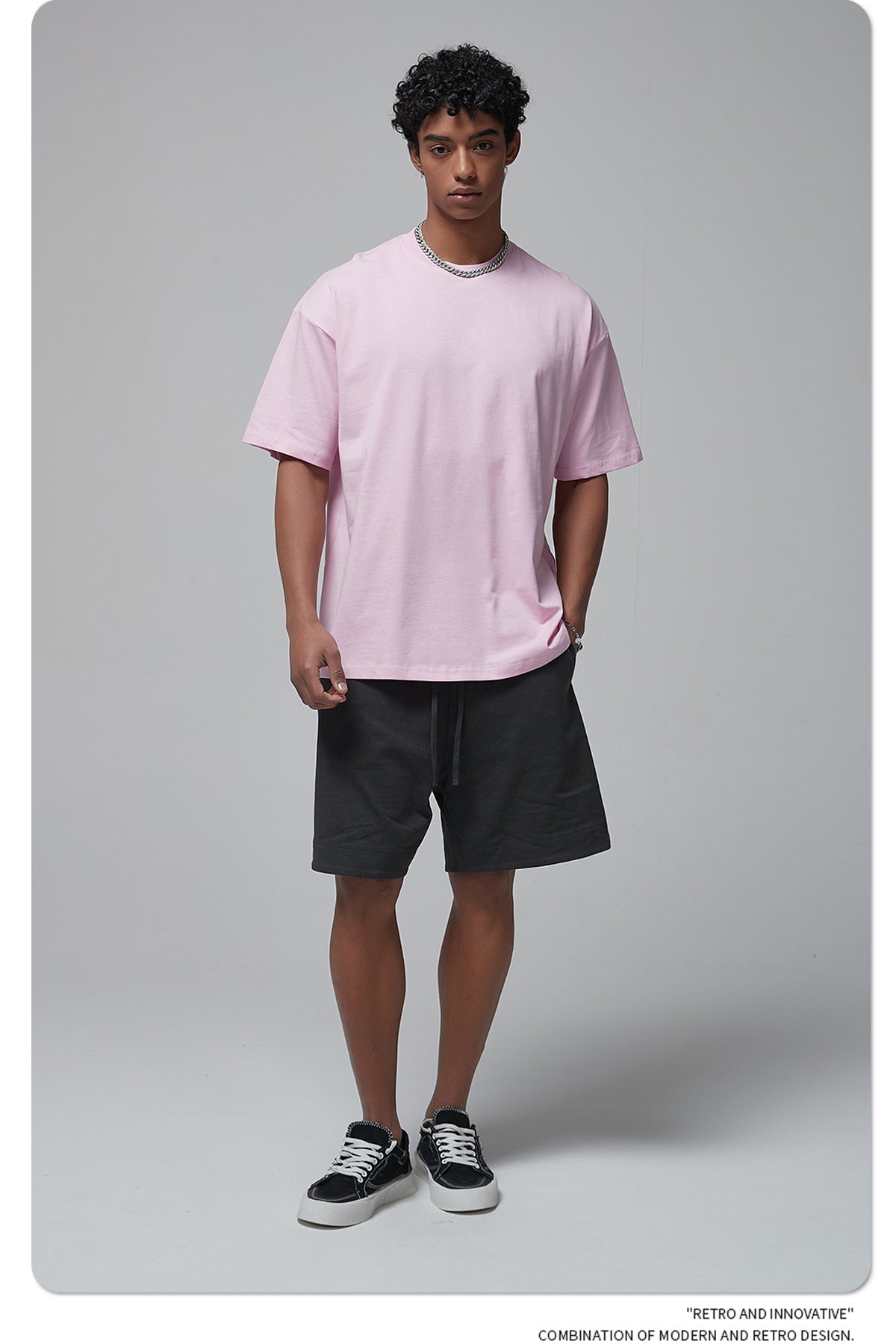 Yaviora 230G Double Yarn Pure Cotton Short-Sleeve T-Shirt