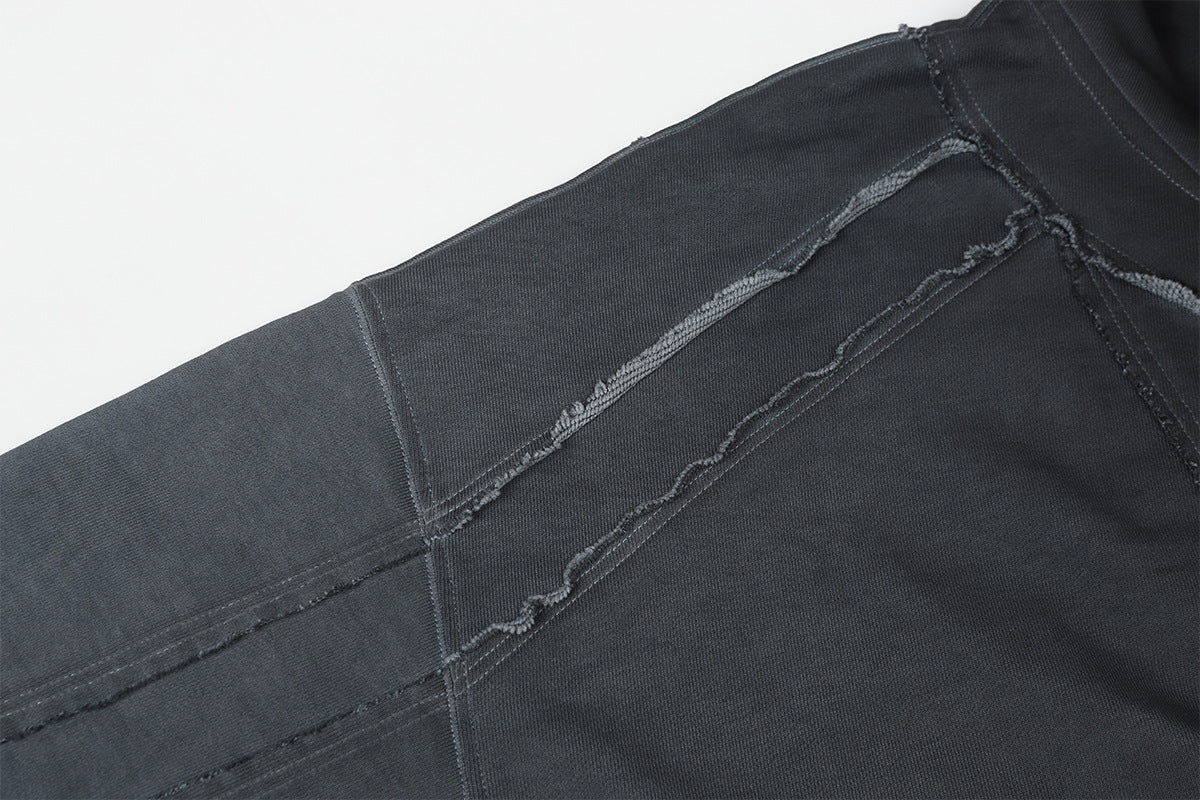 YAVIORA Deconstructed Batik Hoodie