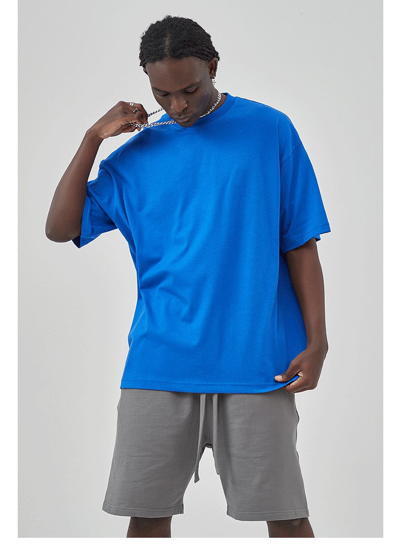 Yaviora 230G Double Yarn Pure Cotton Short-Sleeve T-Shirt