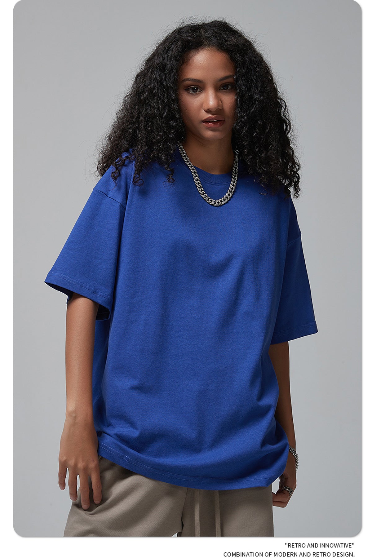 Yaviora 230G Double Yarn Pure Cotton Short-Sleeve T-Shirt
