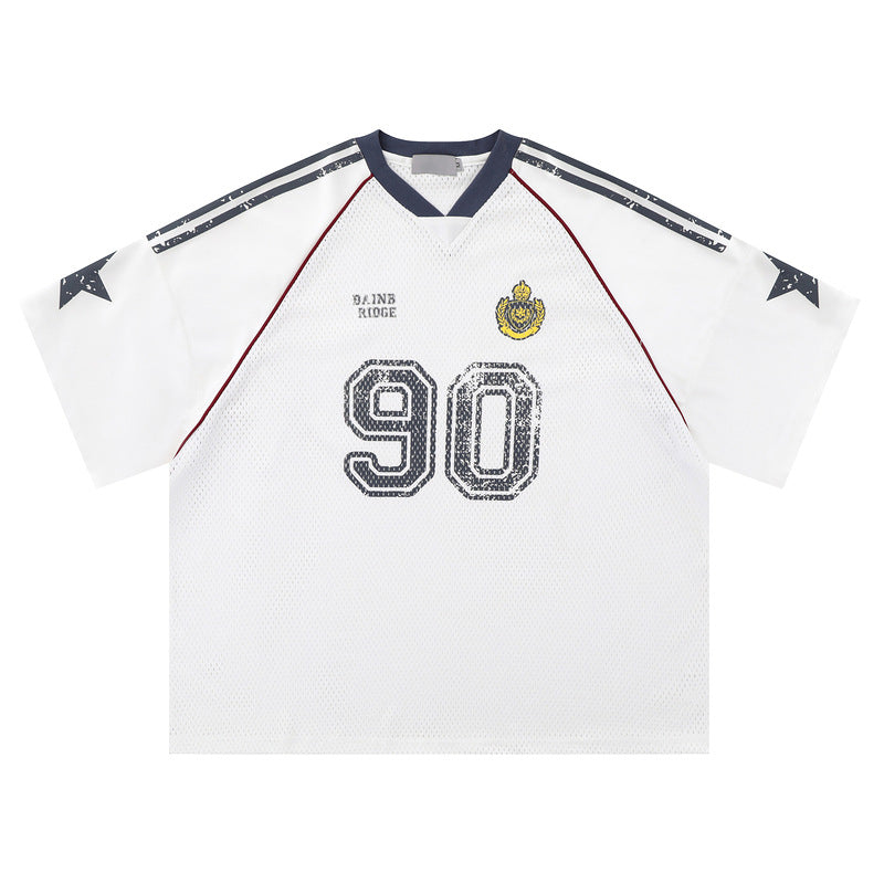 YAVIORA Football Jersey 90s Tee