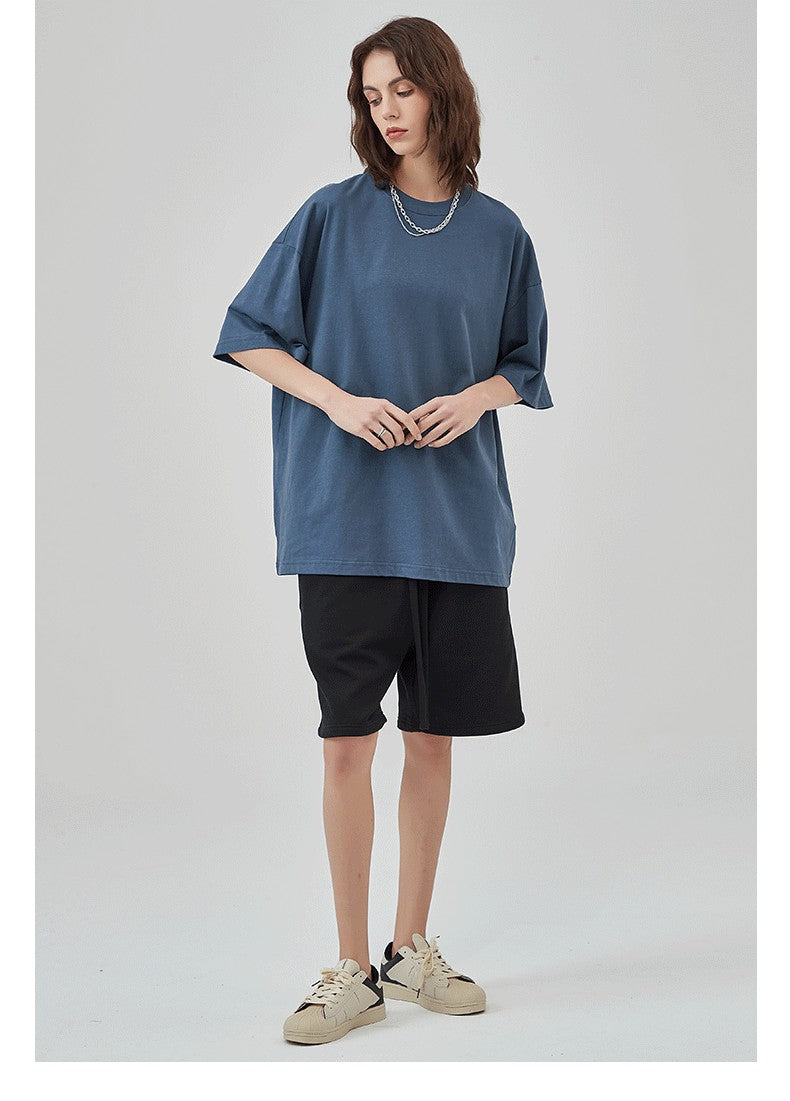 Yaviora 230G Double Yarn Pure Cotton Short-Sleeve T-Shirt
