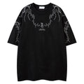 YAVIORA Suede Thorn Tee