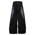 YAVIORA Wing Embroidered Jeans