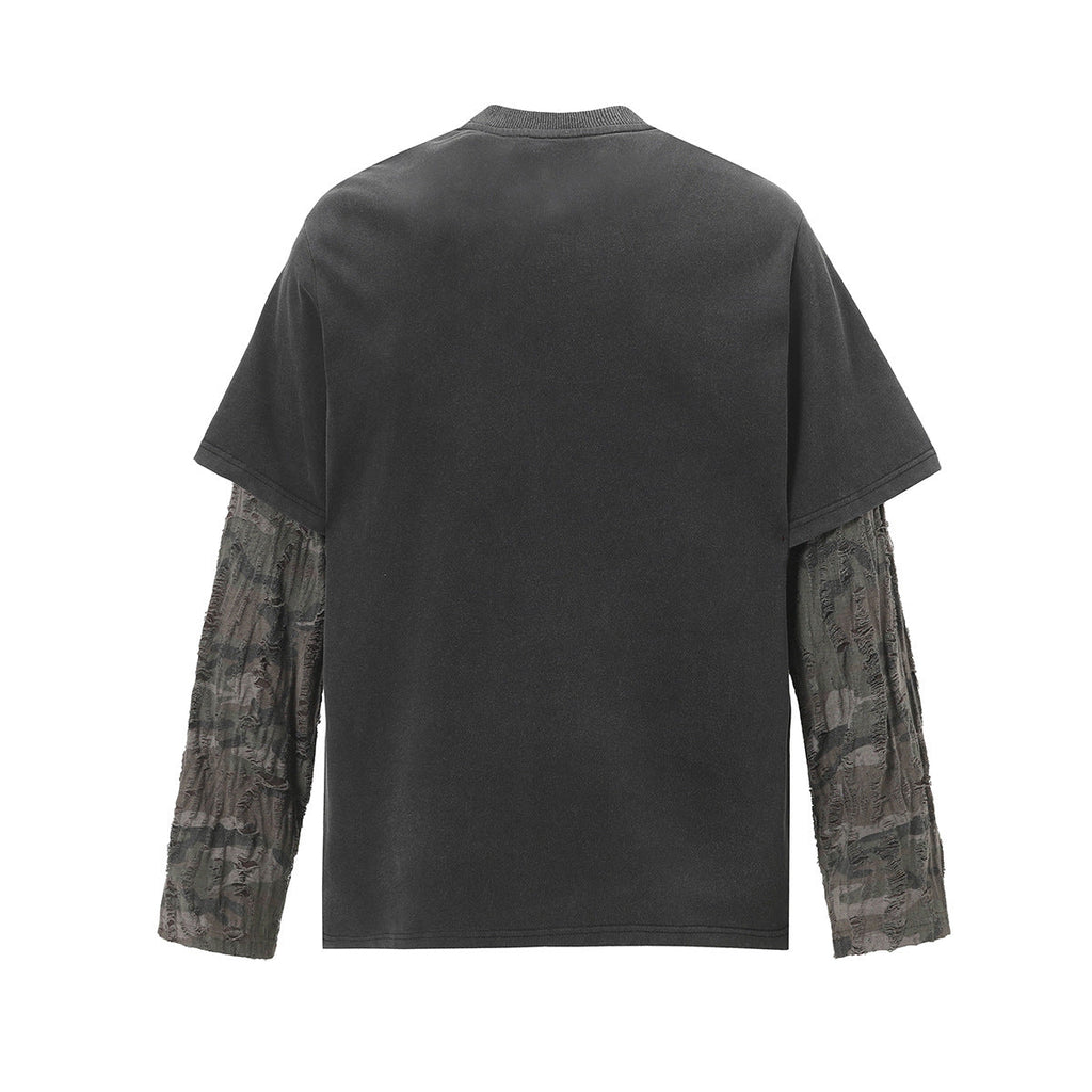 YAVIORA Distressed Layered Longsleeve