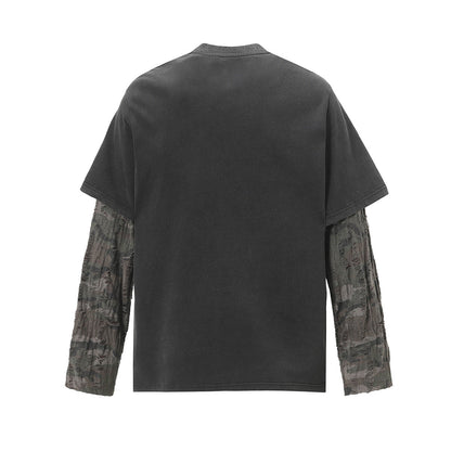 YAVIORA Distressed Layered Longsleeve