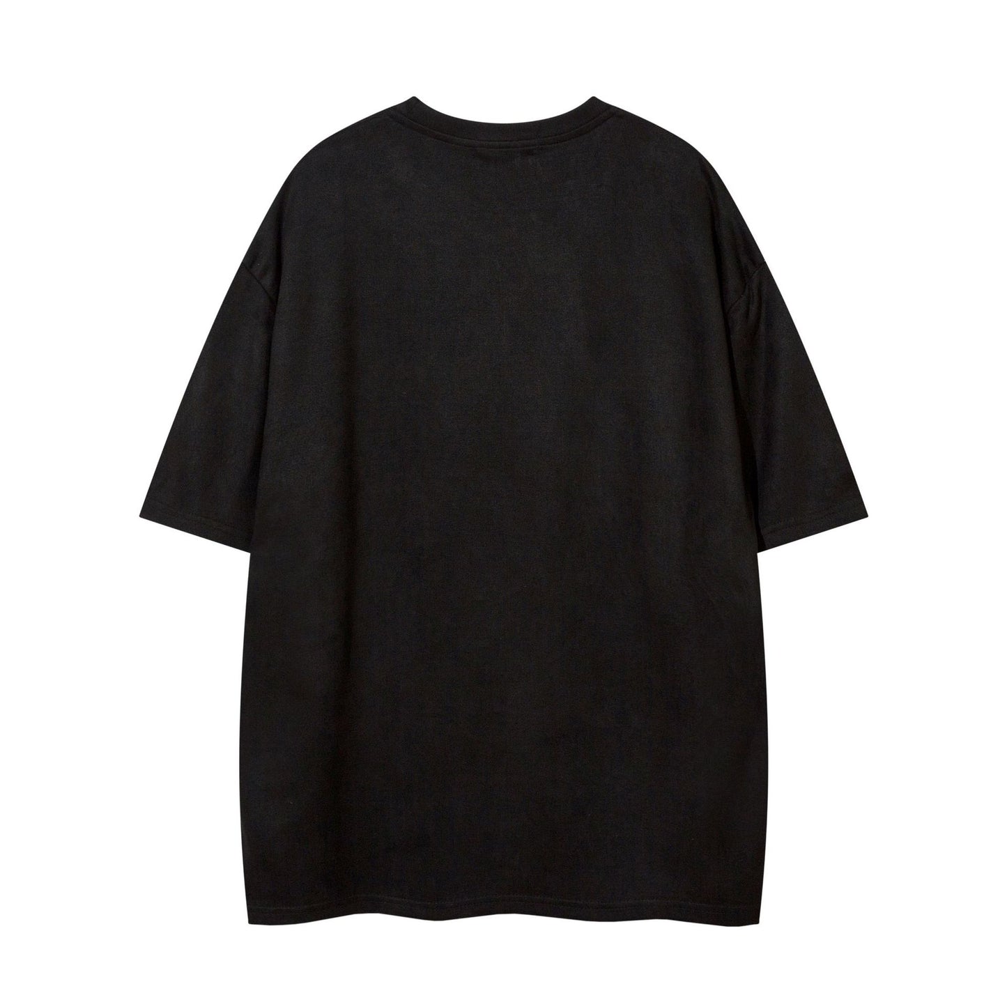YAVIORA Besticktes Wildleder-T-Shirt