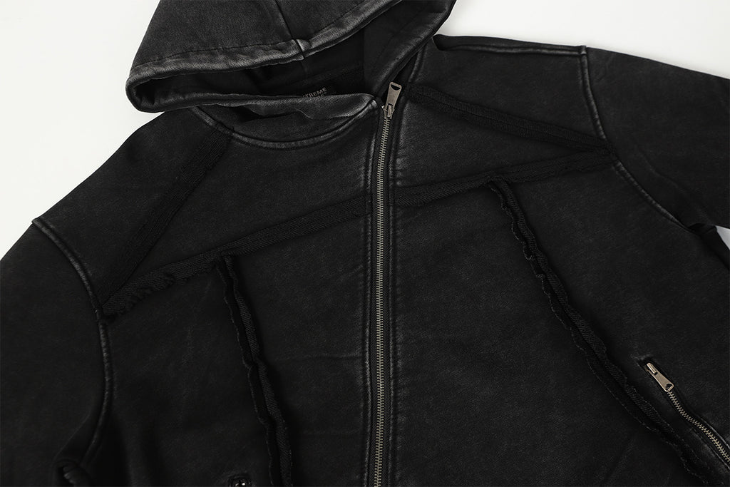 YAVIORA Deconstructed Irregular Hoodie