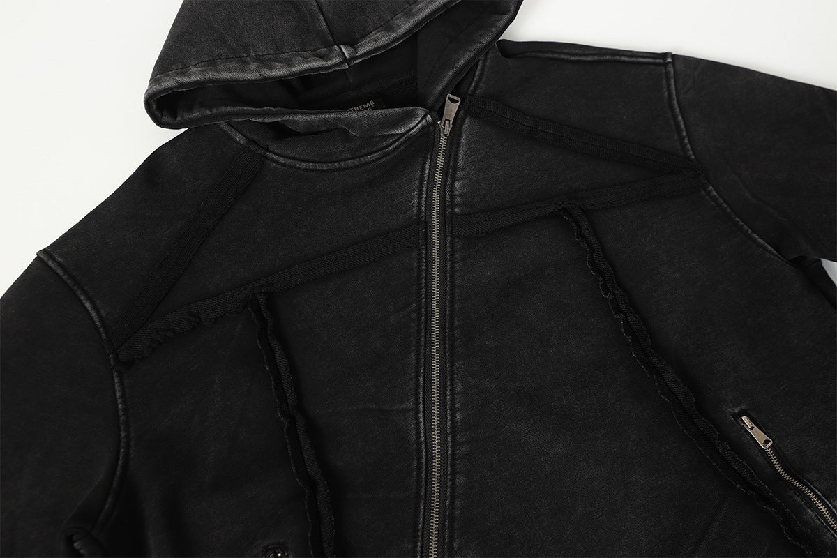 YAVIORA Deconstructed Irregular Hoodie