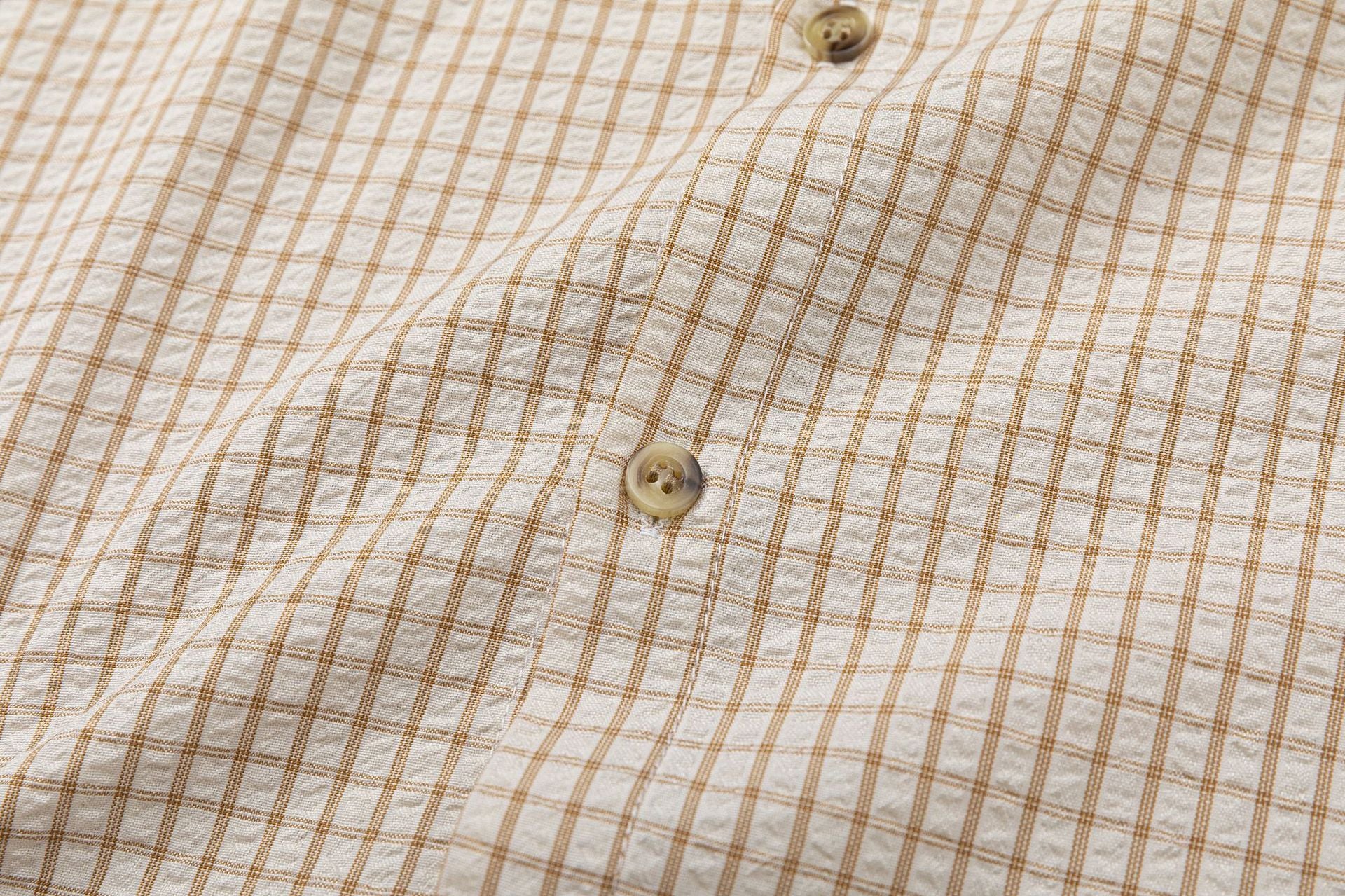 YAVIORA Colorblock Plaid Shirt