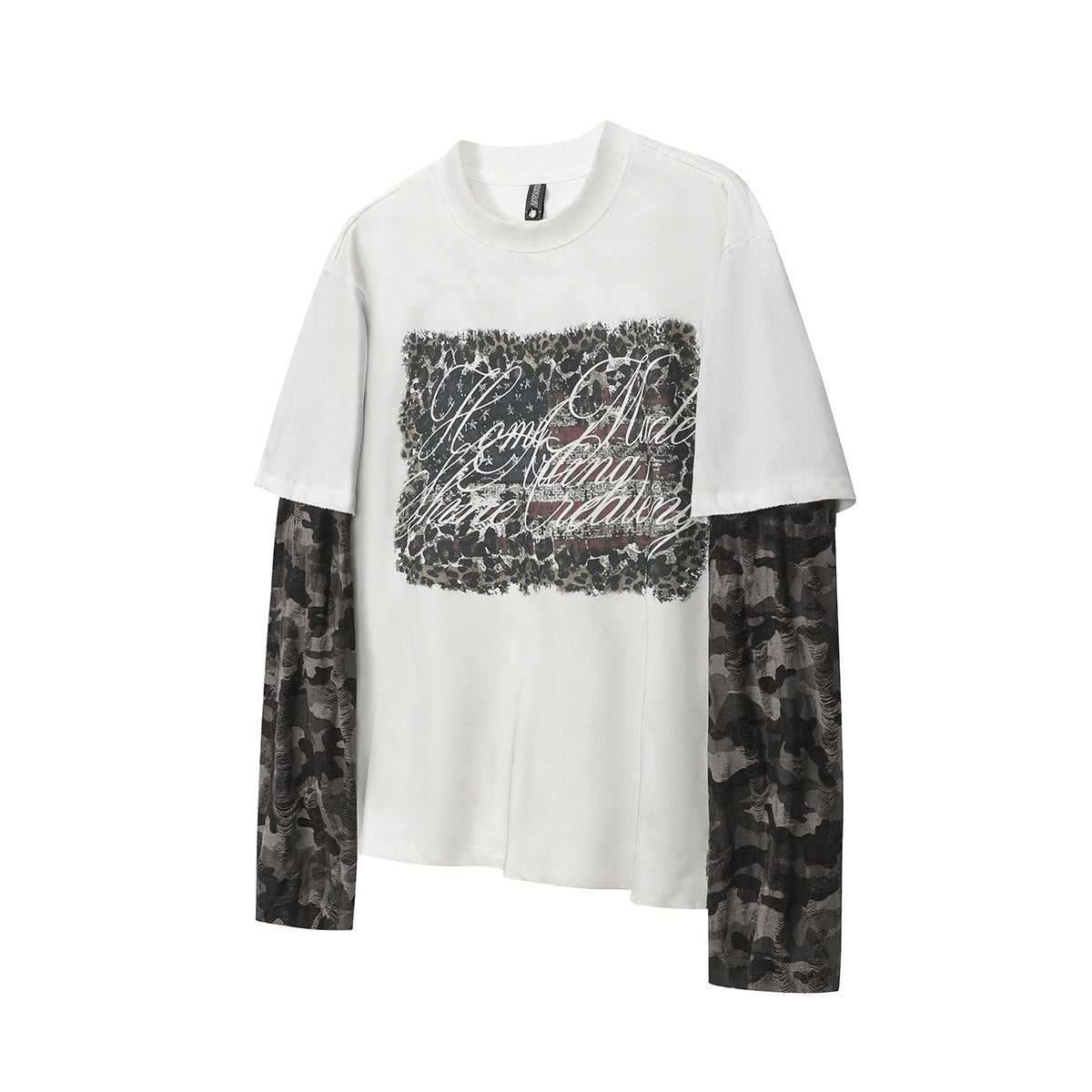 YAVIORA Distressed Layered Longsleeve