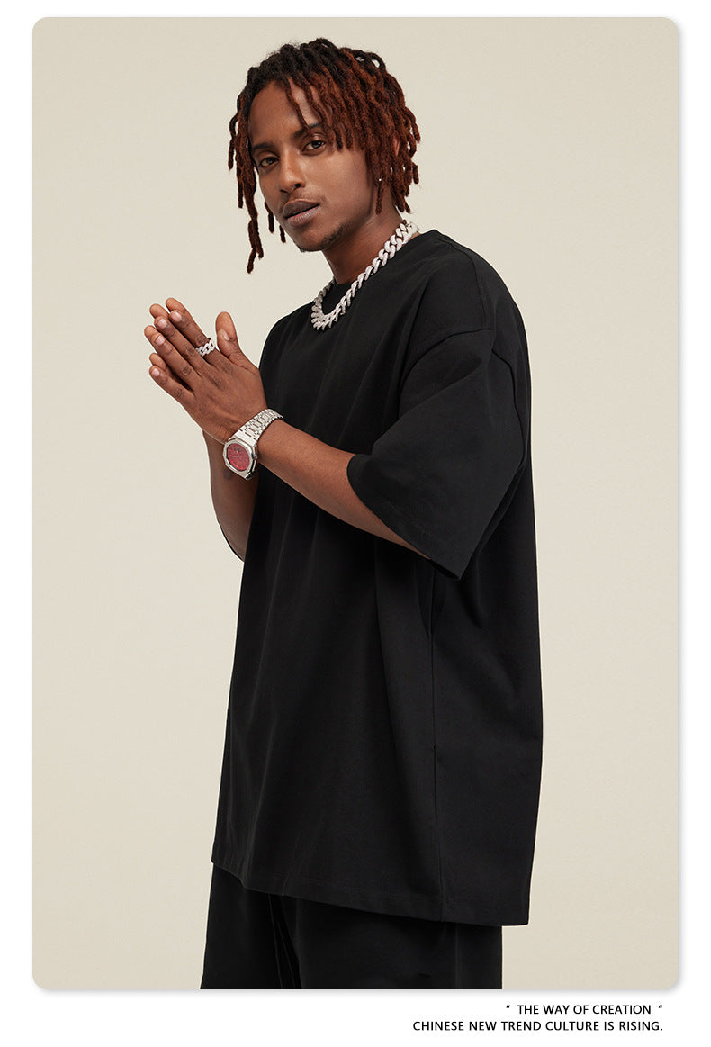Yaviora Summer American Style Solid Color Loose T-Shirt