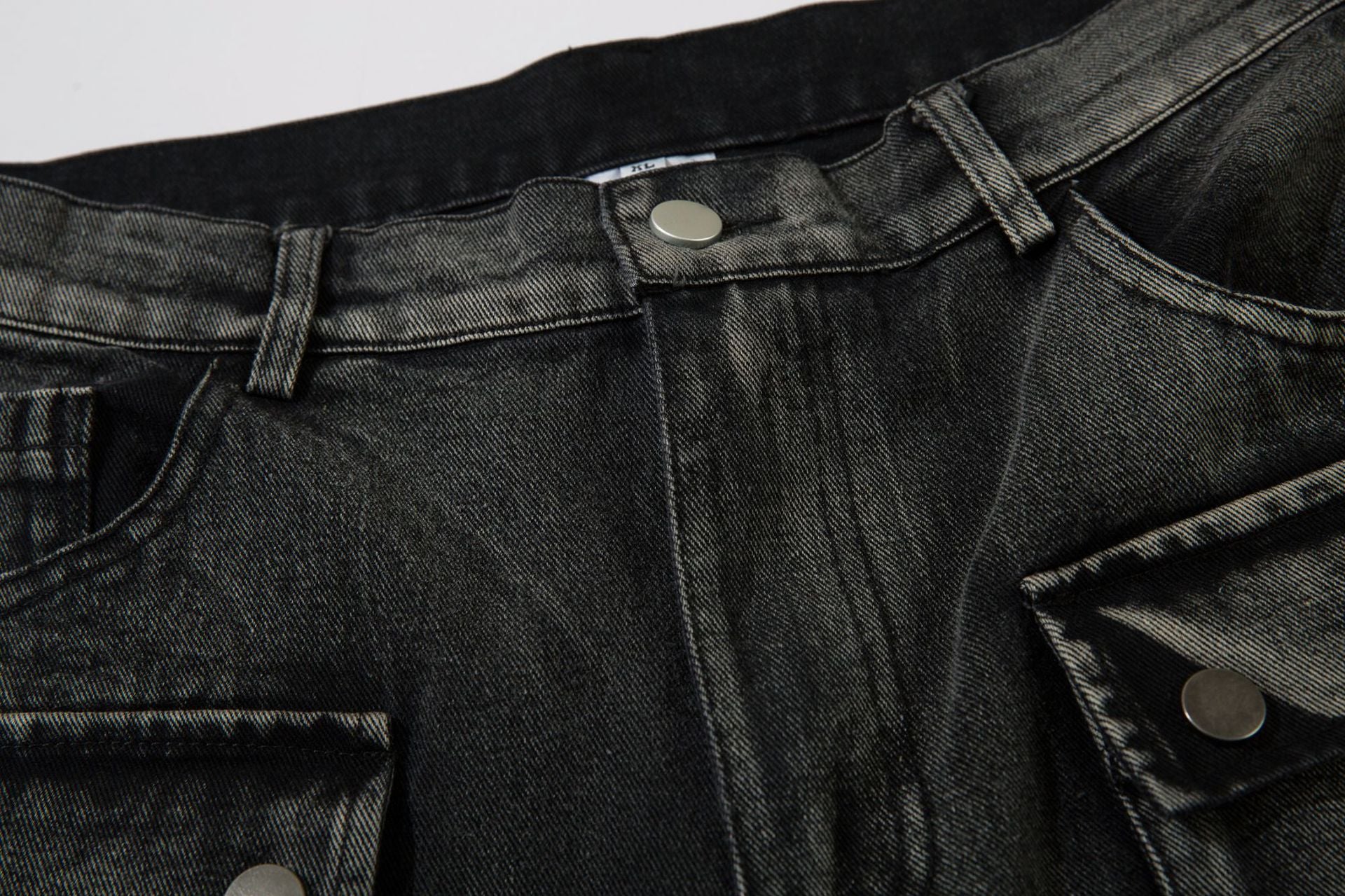 YAVIORA Multi-Pocket Workwear Denim Jeans