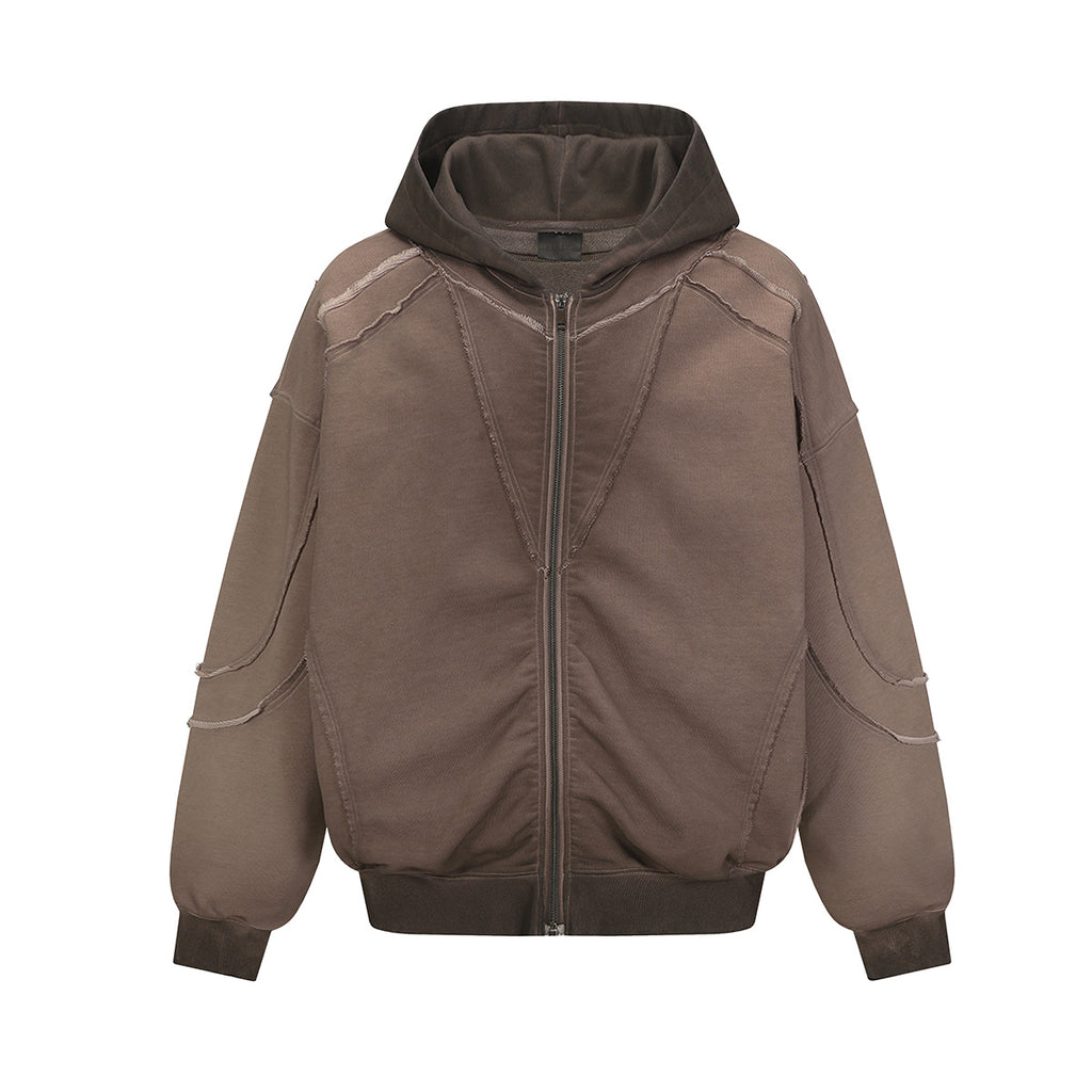 YAVIORA Deconstructed Batik Hoodie