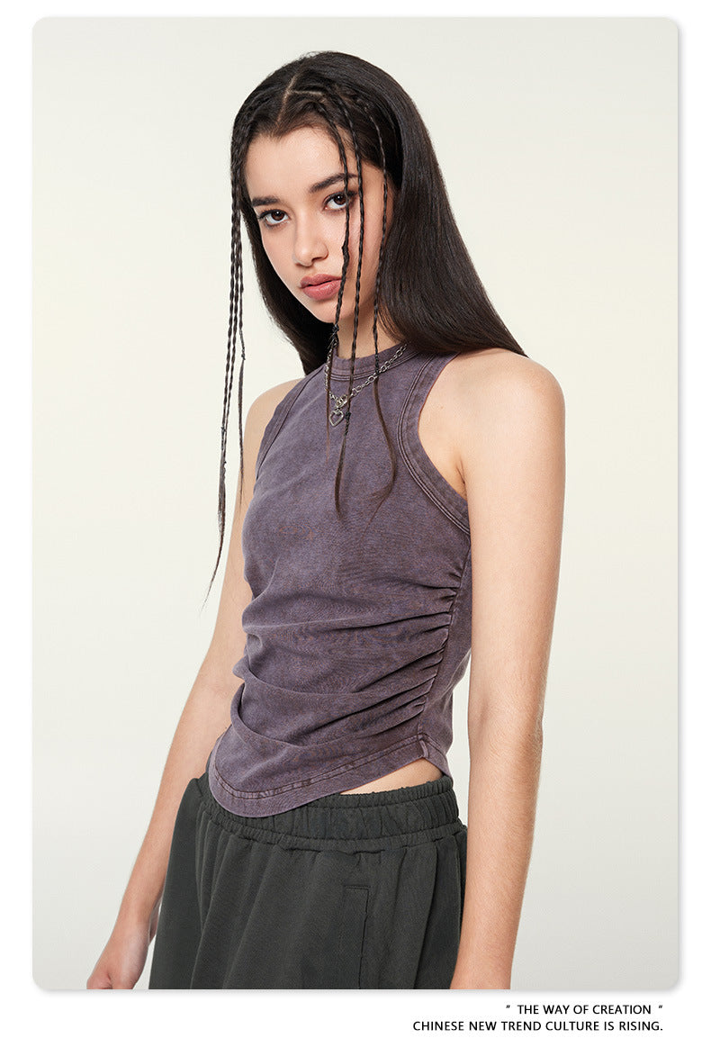 Yaviora American Distressed Hot Girl Style Vest for Women