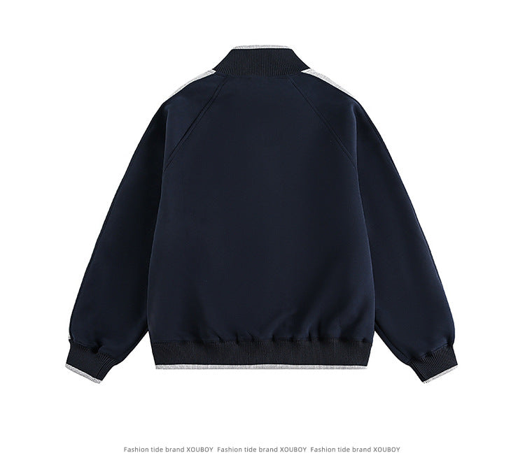 YAVIORA Gestreifte College-Jacke