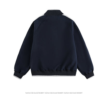 YAVIORA Gestreifte College-Jacke
