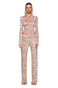 y2k hot girl letter print low-rise trousers two-piece set