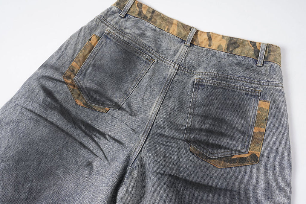 YAVIORA "Wasteland" Style Distressed Denim Shorts