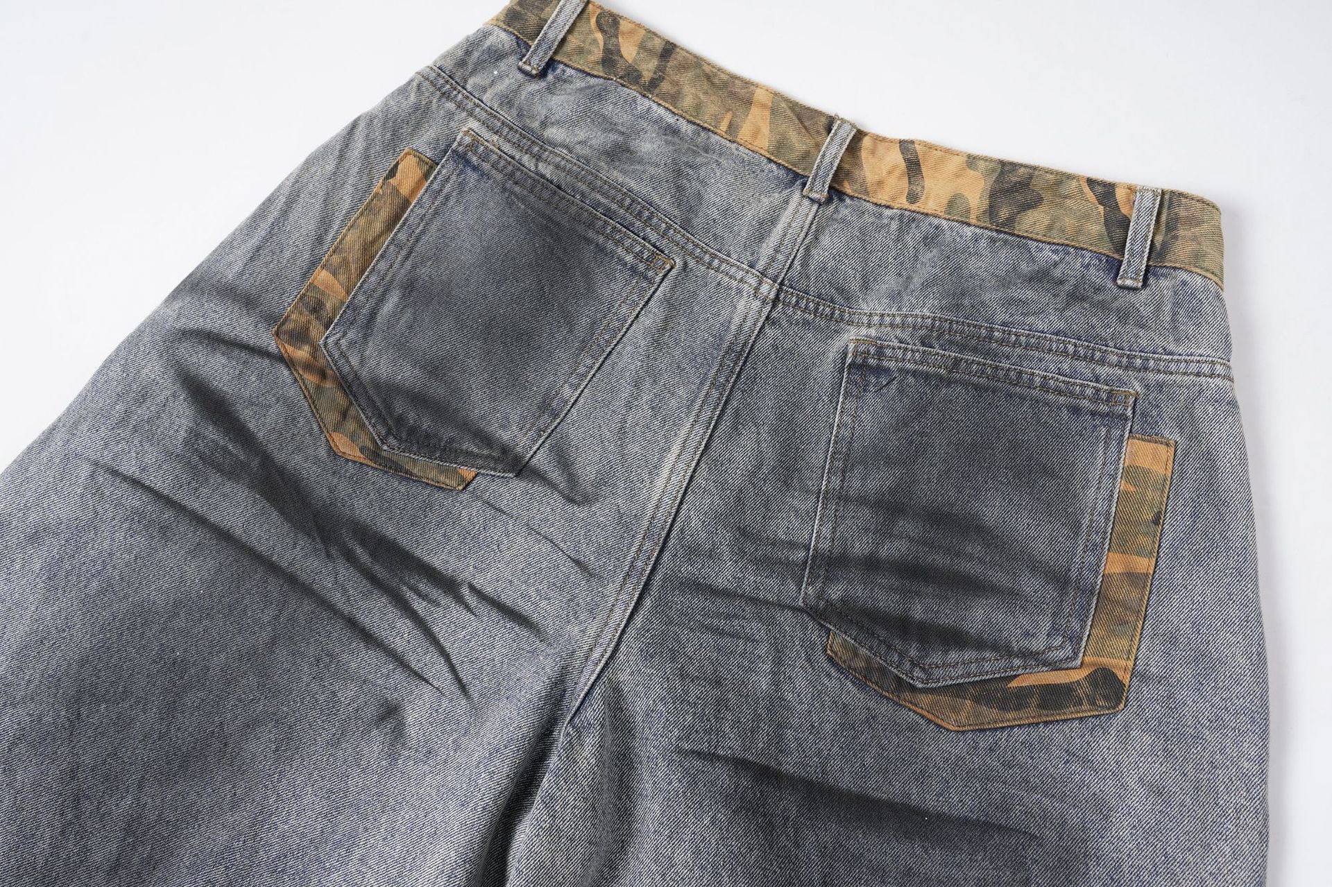 YAVIORA "Wasteland" Style Distressed Denim Shorts