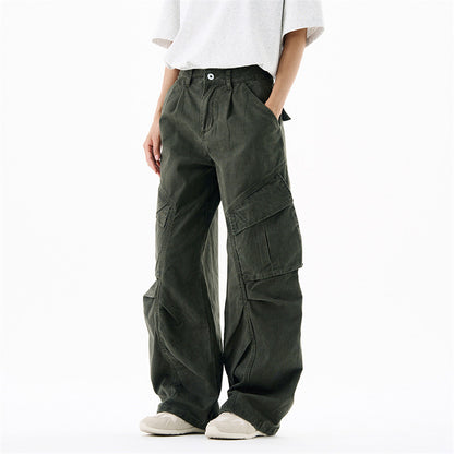 YAVIORA Pleated Cargo Pants