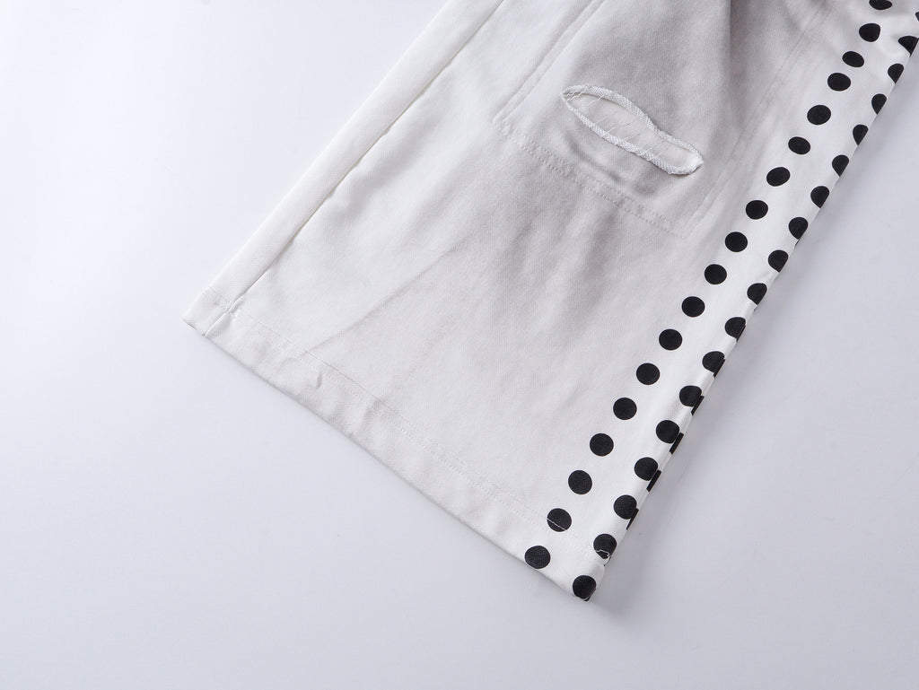 AVIORA Washed Ripped Drape Track Pants