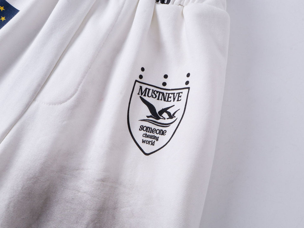 AVIORA Washed Ripped Drape Track Pants