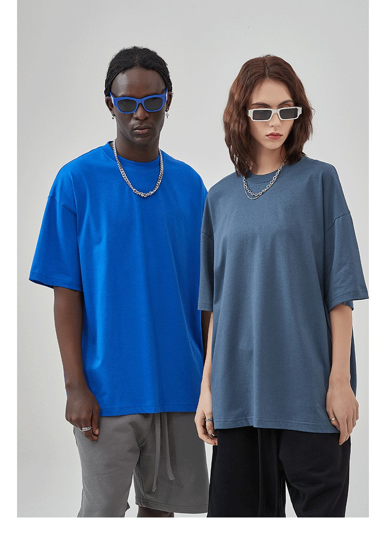 Yaviora 230G Double Yarn Pure Cotton Short-Sleeve T-Shirt