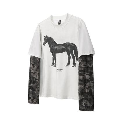 YAVIORA Distressed Layered Longsleeve