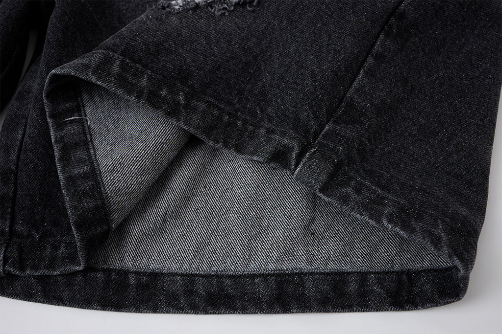 YAVIORA Ripped and Distressed Denim Shorts