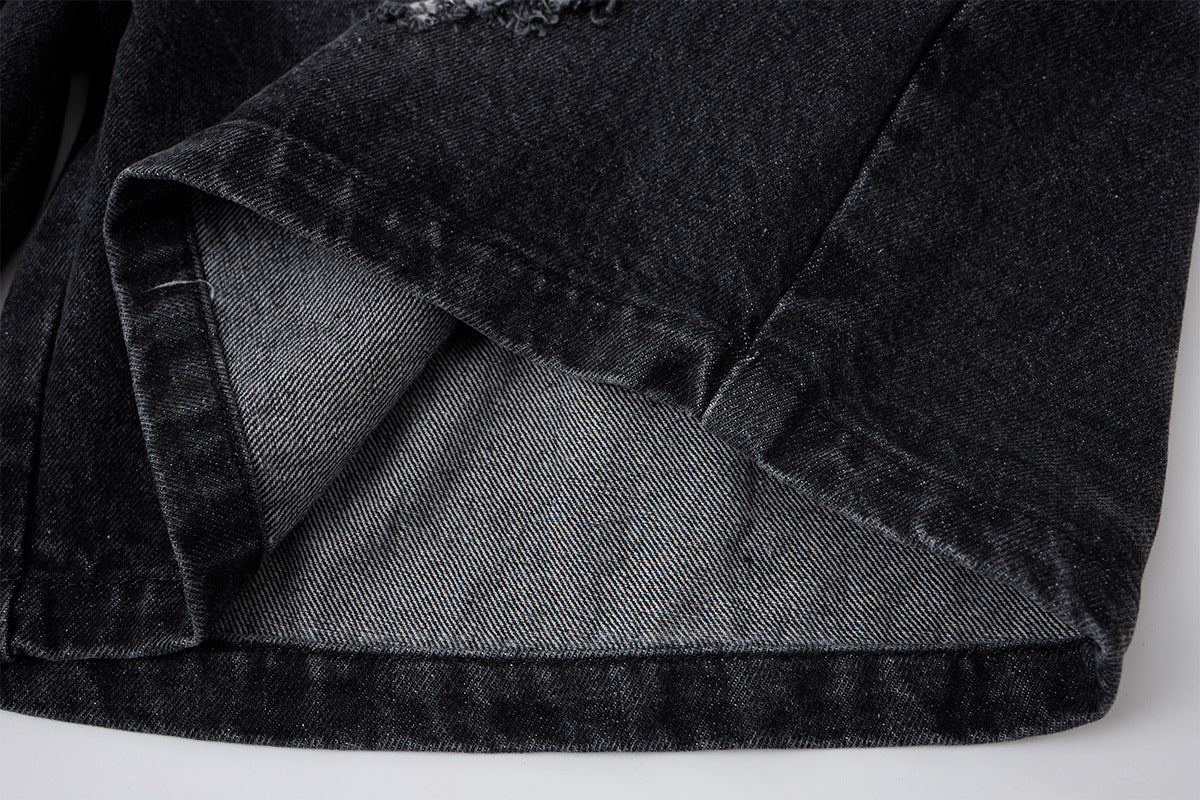 YAVIORA Ripped and Distressed Denim Shorts