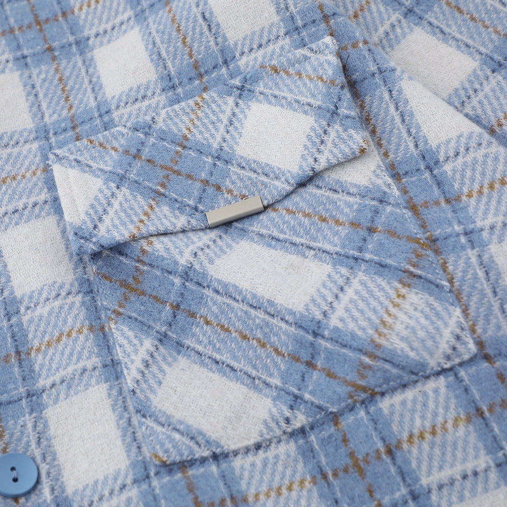 YAVIORA Plaid Hooded Shirt
