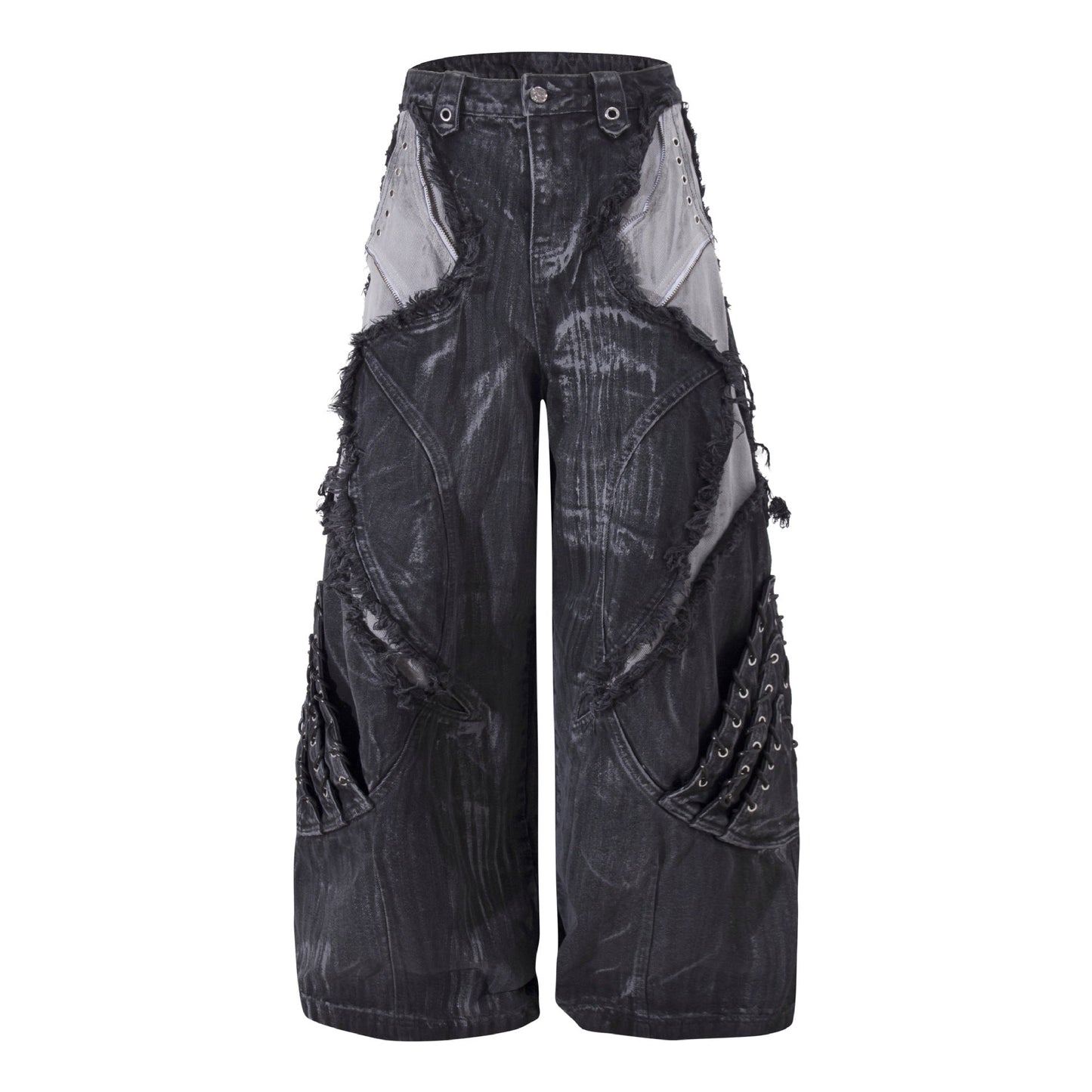 YAVIORA Painted Wash Jeans