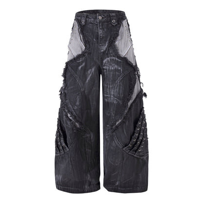 YAVIORA Painted Wash Jeans