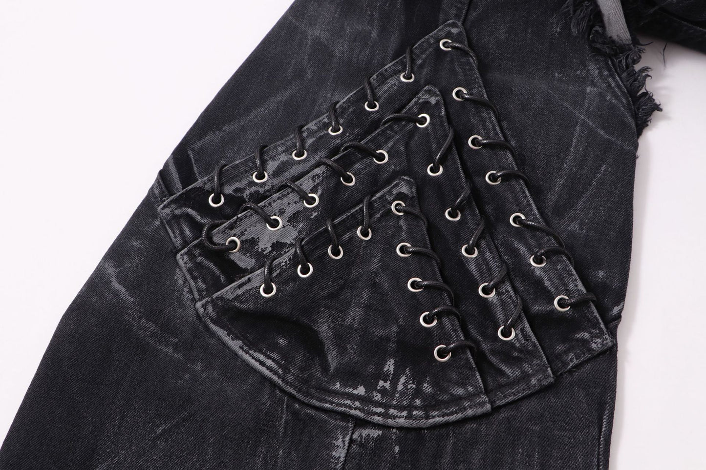 YAVIORA Painted Wash Jeans