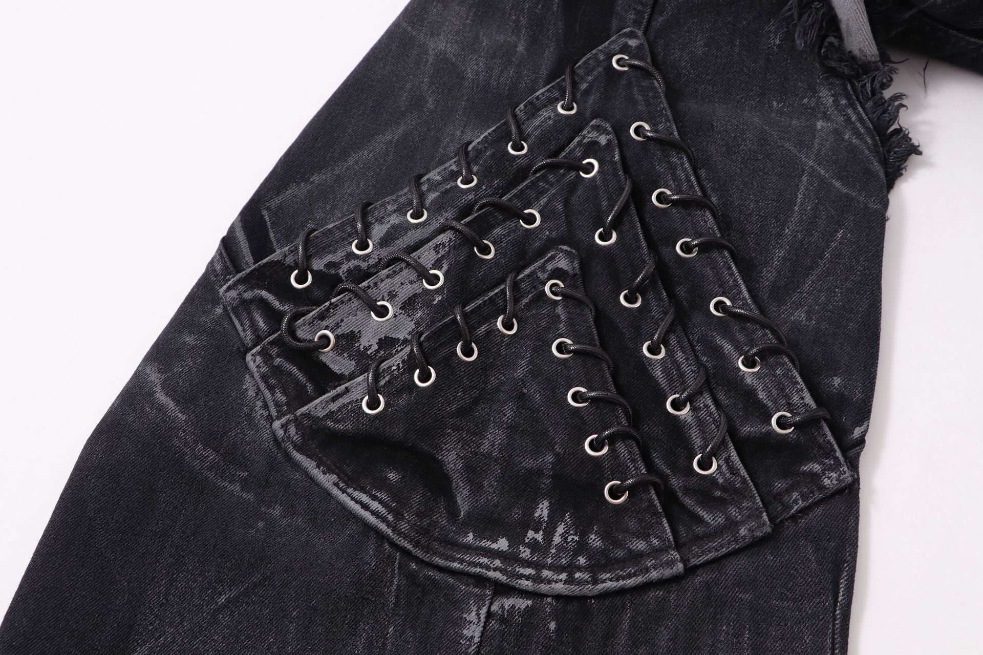 YAVIORA Painted Wash Jeans