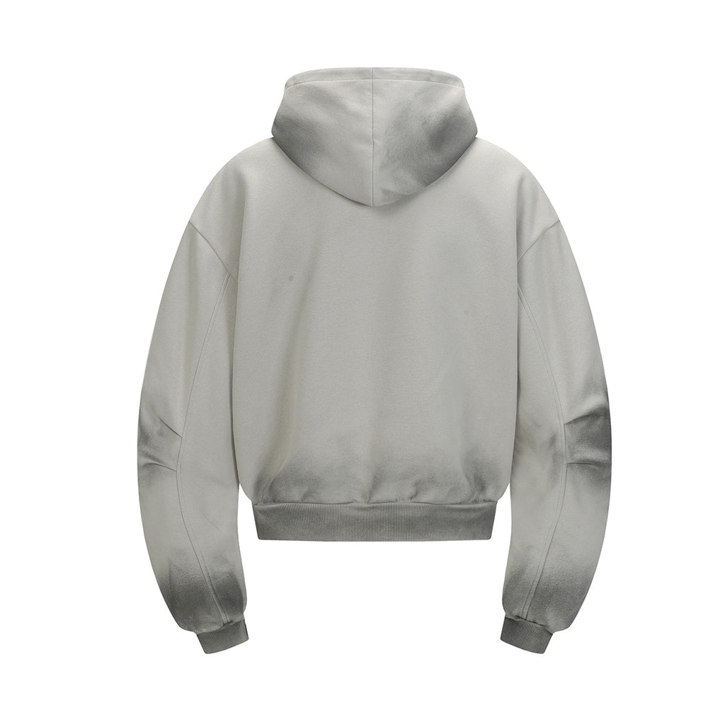 YAVIORA Wasteland Style Washed and Dirty Hooded Sweatshirt